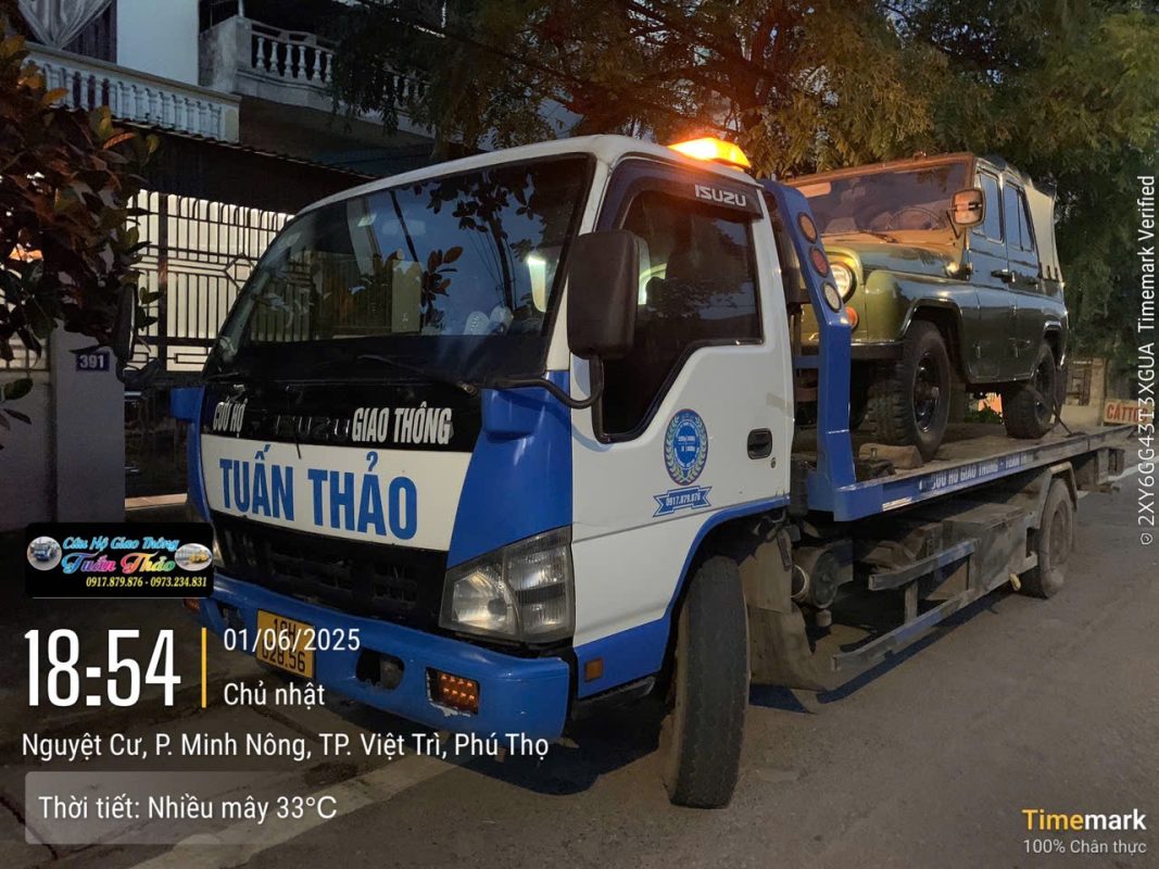 Cứu Hộ Ô Tô Phú Thọ 24/7